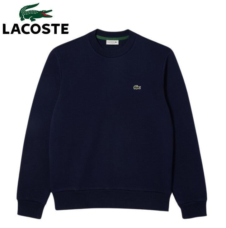 Lacoste Classic Brushed Fleece Sweater Navy