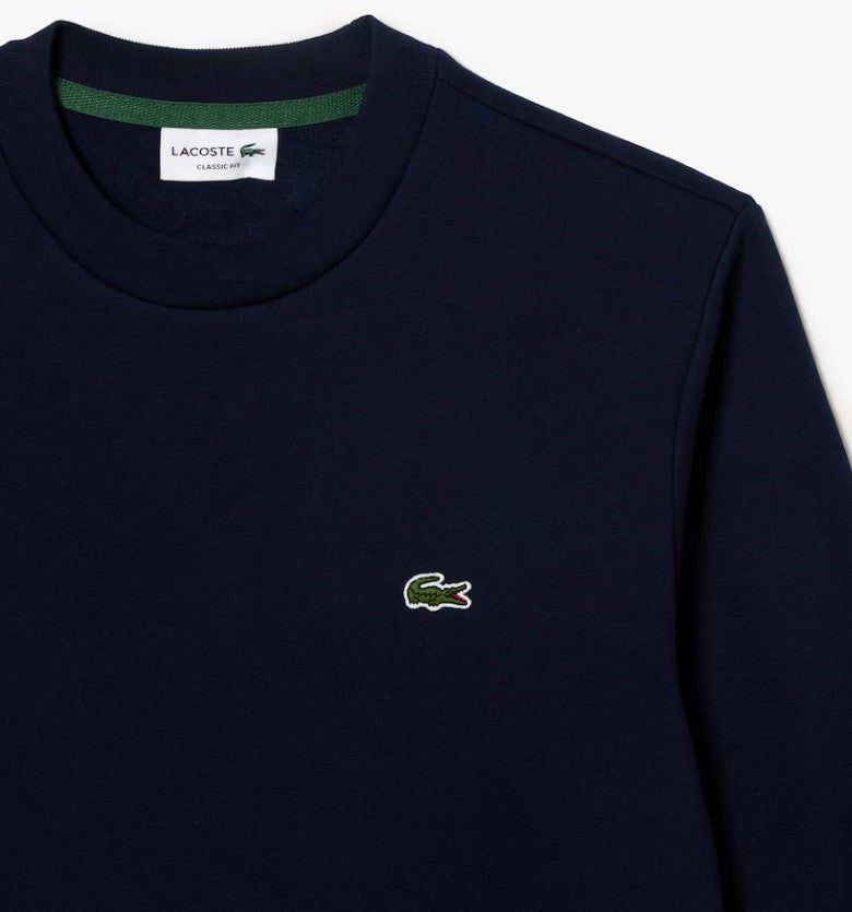 Lacoste Classic Brushed Fleece Sweater Navy