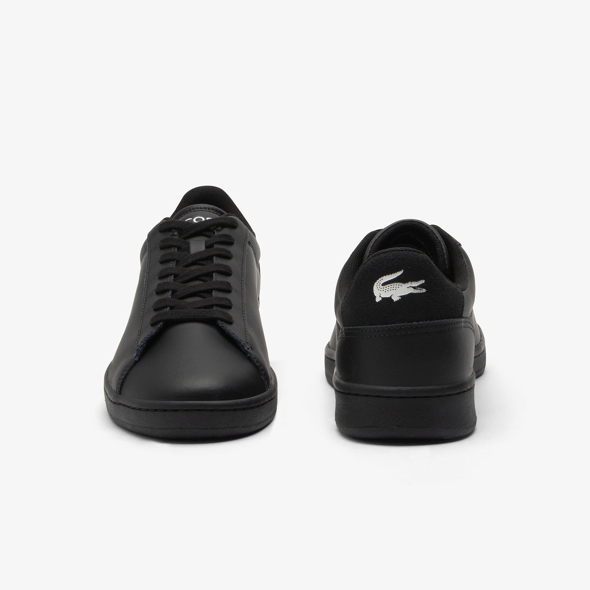 Lacoste Carnaby Black Leather Shoes Black