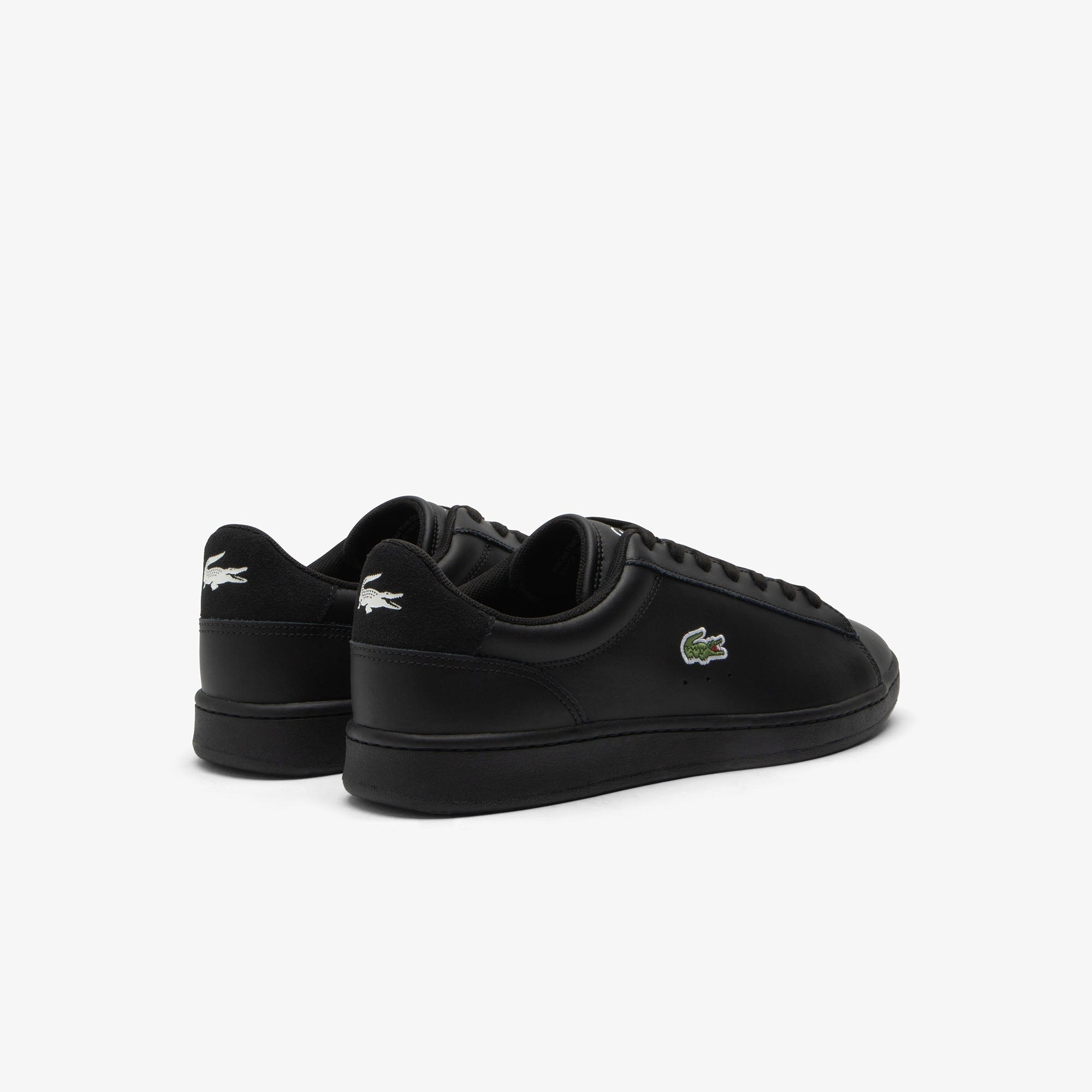 Lacoste Carnaby Black Leather Shoes Black