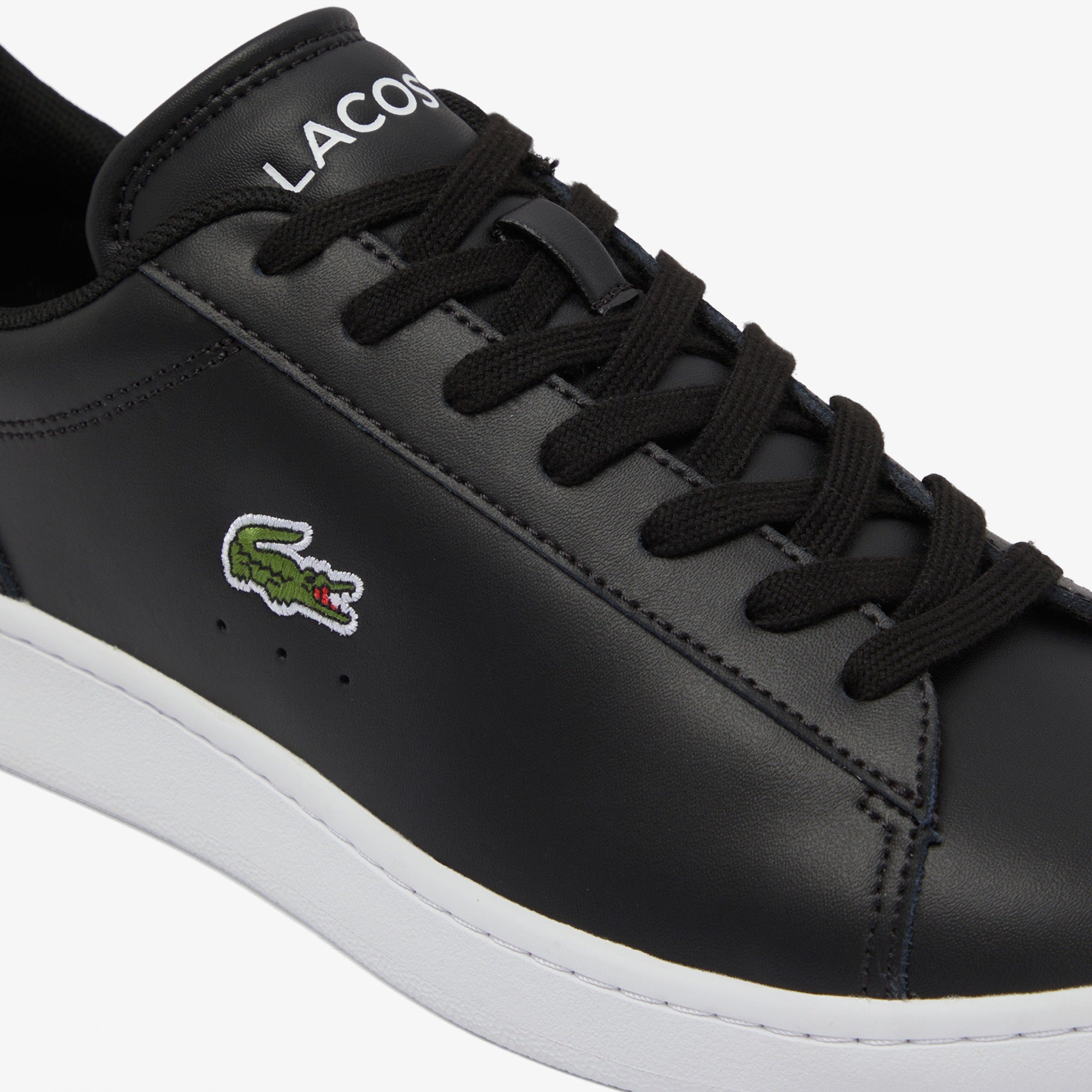 Lacoste Carnaby Black & White Leather Black