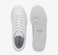 Lacoste Carnaby White Leather Lace Shoe White