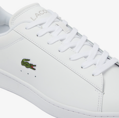 Lacoste Carnaby White Leather Lace Shoe White