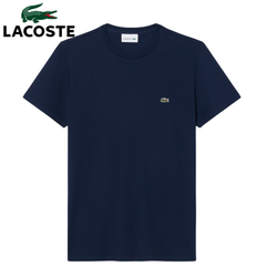 Lacoste Pima Cotton Crew Neck T-Shirt Navy