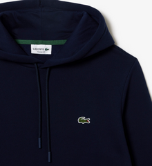 Lacoste Brushed Fleece Classic Hoodie Navy