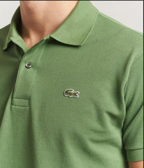 Lacoste Petit Pique Lime Green Polo Green
