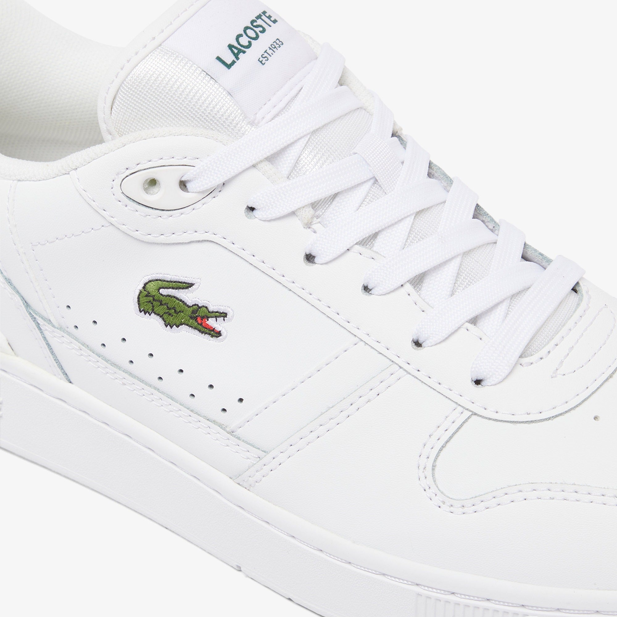 Lacoste T-Clip Leather White Sneakers White