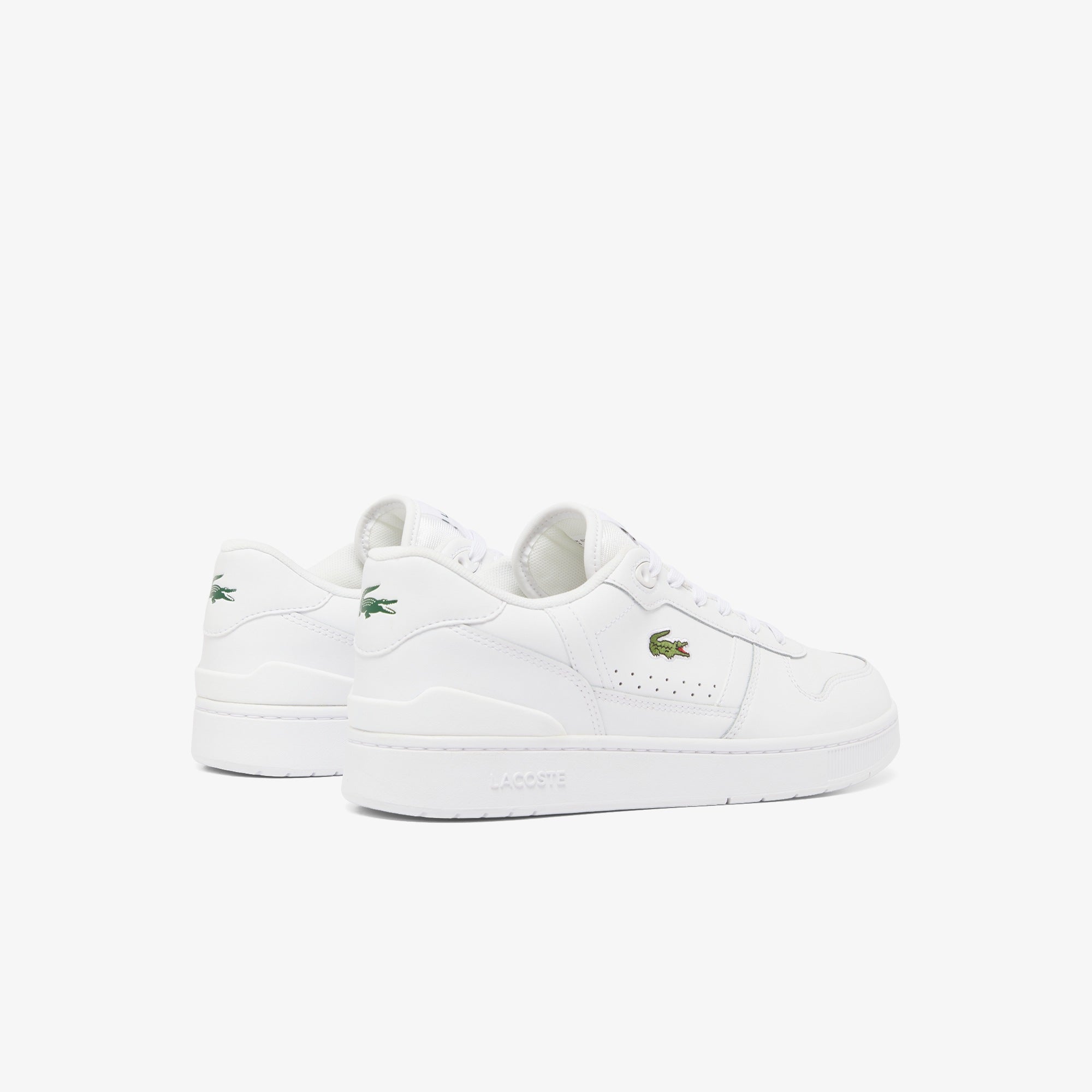 Lacoste T-Clip Leather White Sneakers White