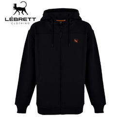 Lebrett Full Zip Empire Black Hoodie Black