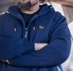 Lebrett Full Zip Empire Navy Hoodie Navy