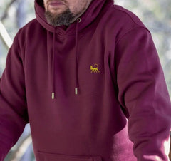 Lebrett Grove Plum Relaxed Hoody Wine