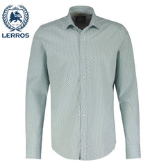 Lerros Geo Print Green Shirt Green