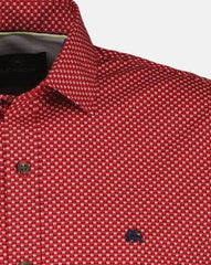 Lerros Geo Print Urban Red Shirt Red