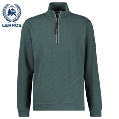 Lerros Quarterzip Basil Green Sweatshirt Green