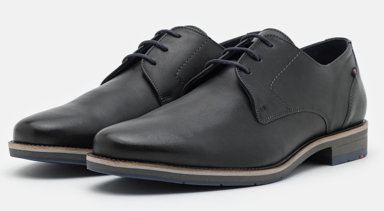 Lloyd Langston Black Leather Shoe Black