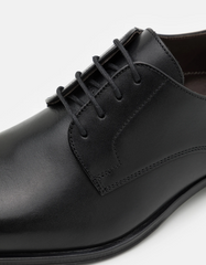 Lloyd Sabre Black Leather Laced Shoe Black