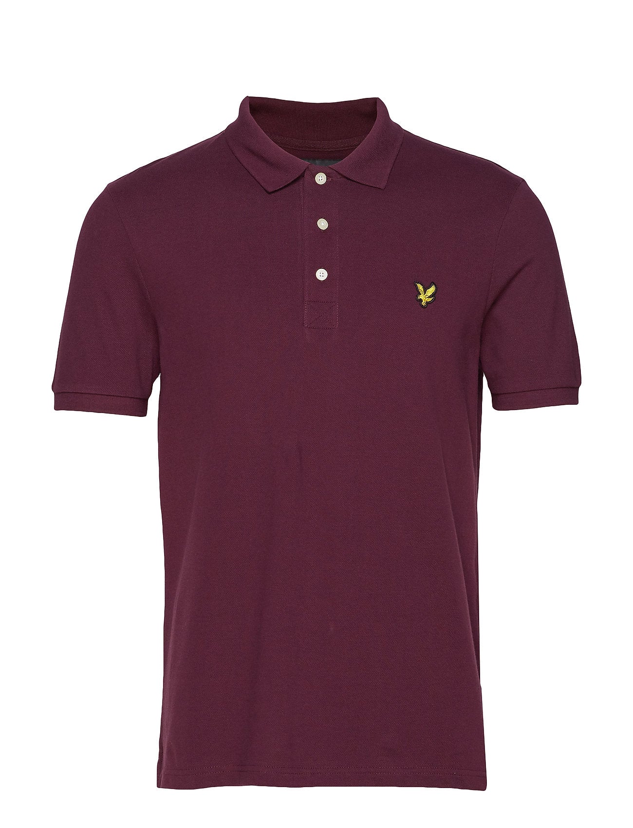 Lyle & Scott Burgundy Polo Shirt Wine