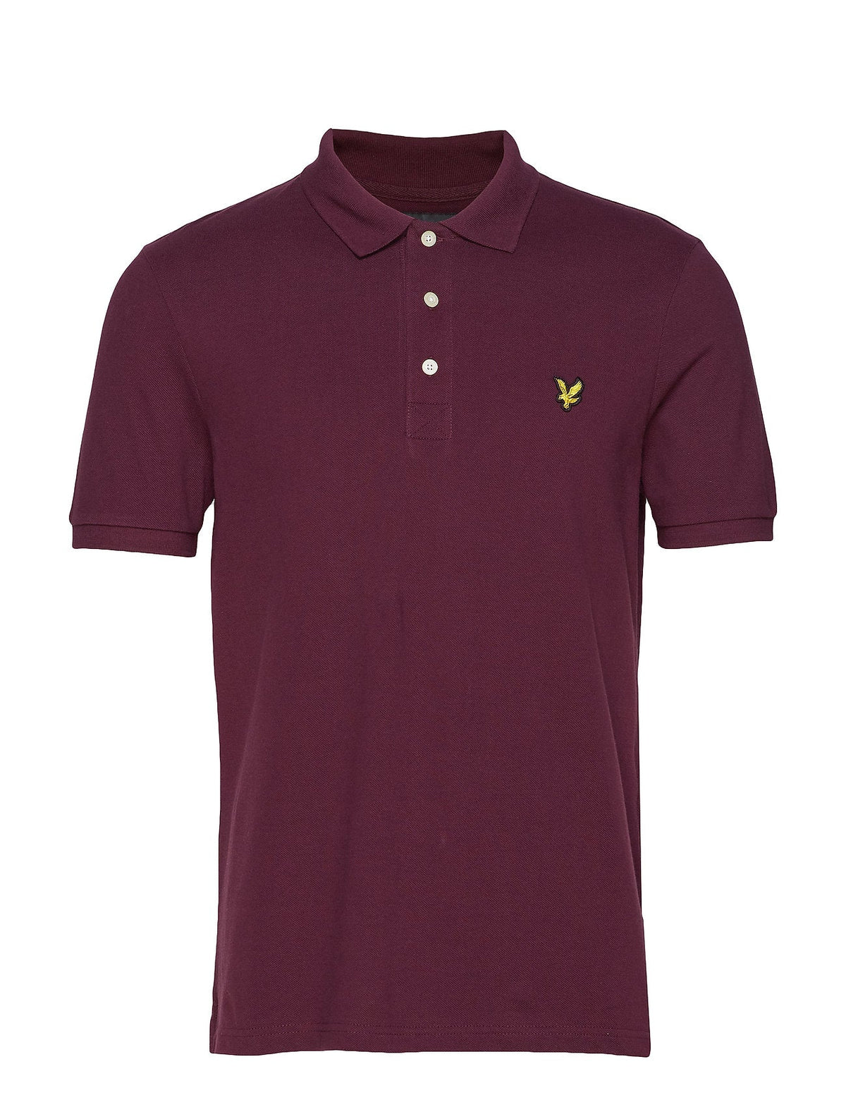Lyle & Scott Burgundy Polo Shirt Wine