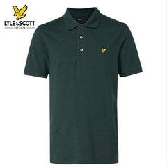 Lyle & Scott Classic Argyle Teal Polo Green