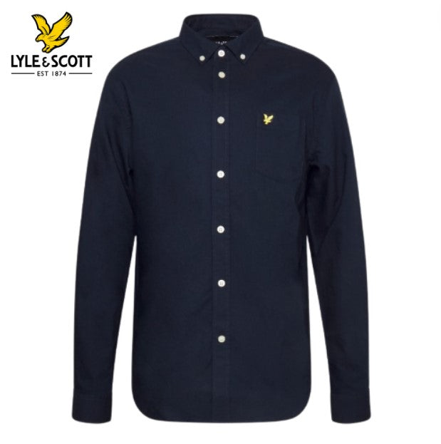Lyle & Scott Classic Navy Oxford Shirt Navy