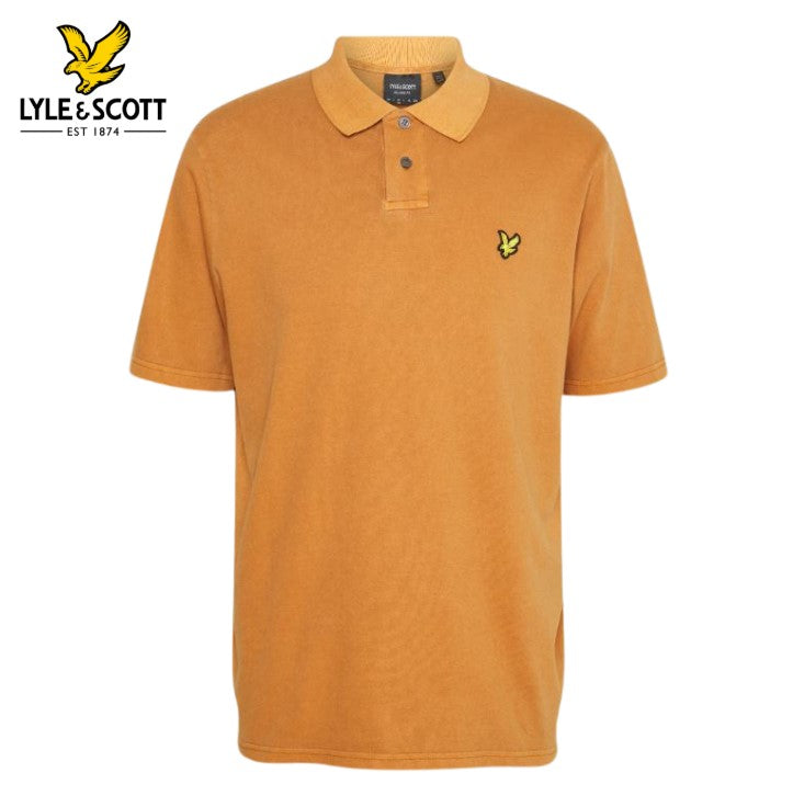Lyle & Scott Saltburn Plain Polo Shirt Brown