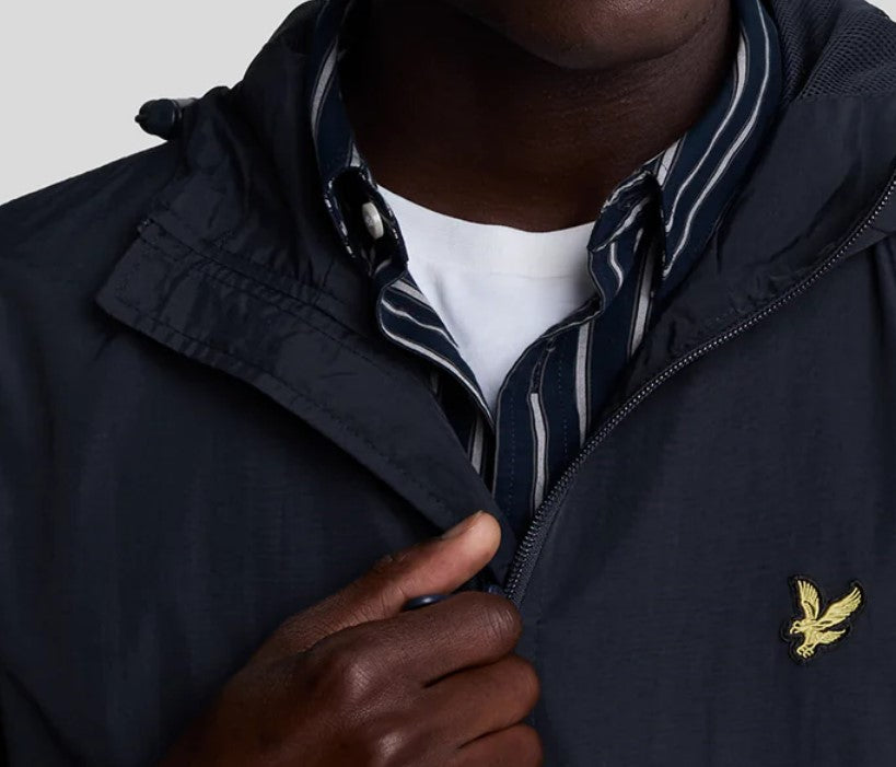 Lyle & Scott Water Resistant Hood Jacket Navy