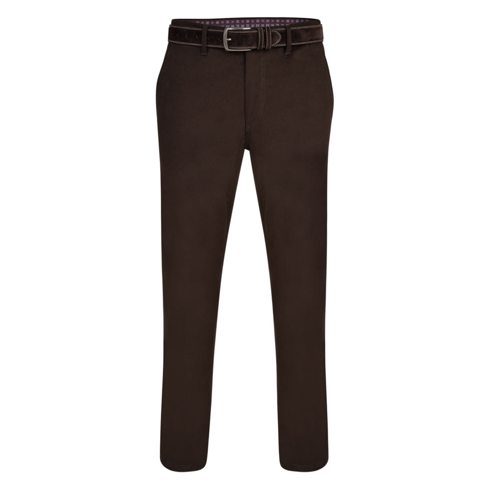 Magee Brown Wool Trouser Brown