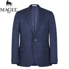 Magee Freddie Checkered Sports Jacket Navy