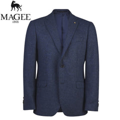 Magee Brazen Navy Herringbone Sports J Navy