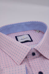 Marnelli Pink & Navy Print Shirt Pink