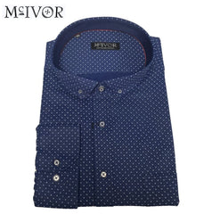 Mc Ivor Alan Navy Print Shirt Navy