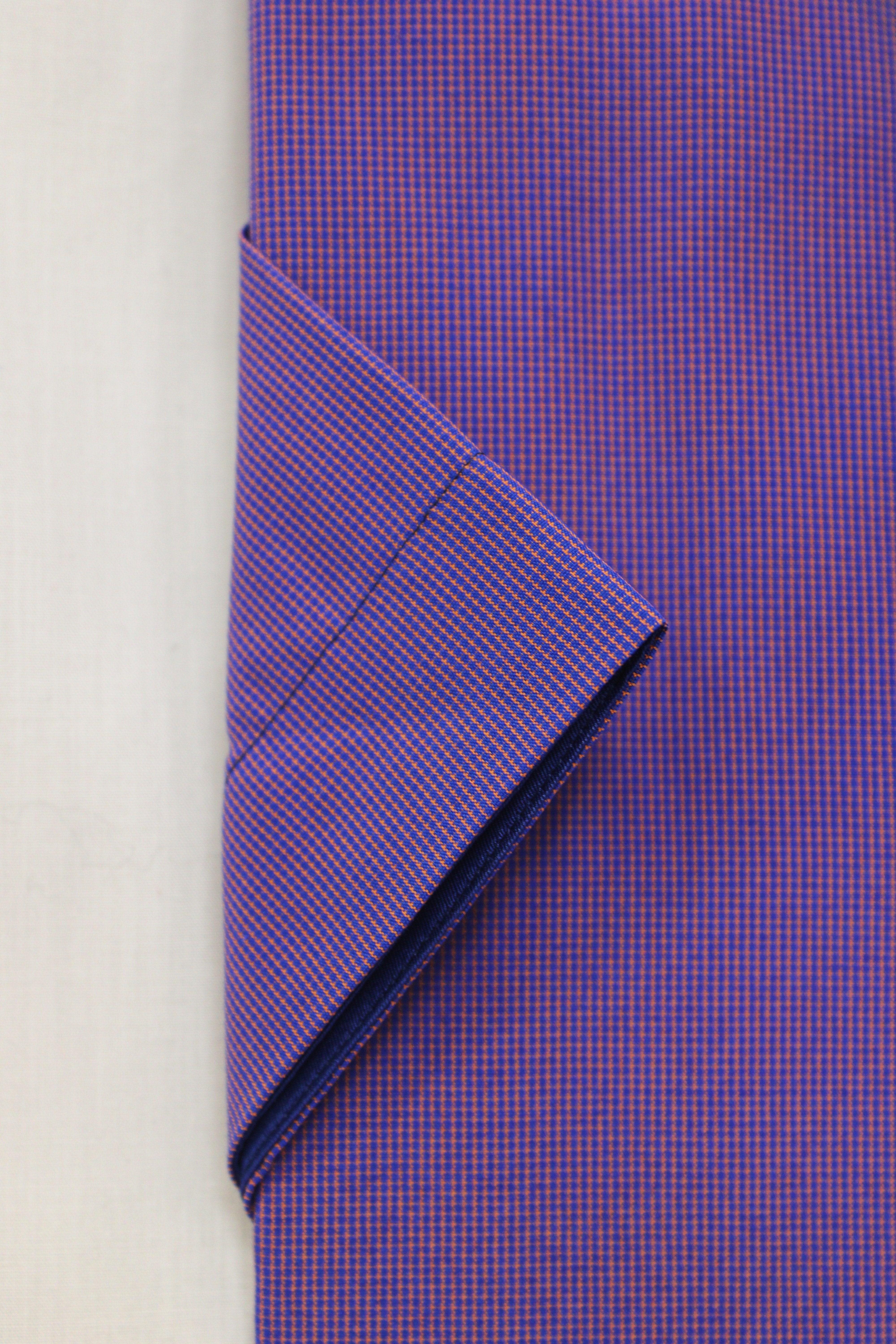 Mc Ivor Daire Cerise Check Shirt Navy