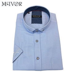 Mc Ivor Neil Sky Blue Short Sleeve Shirt Blue