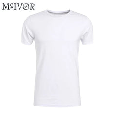 Mc Ivor Crew Neck White T-Shirt White