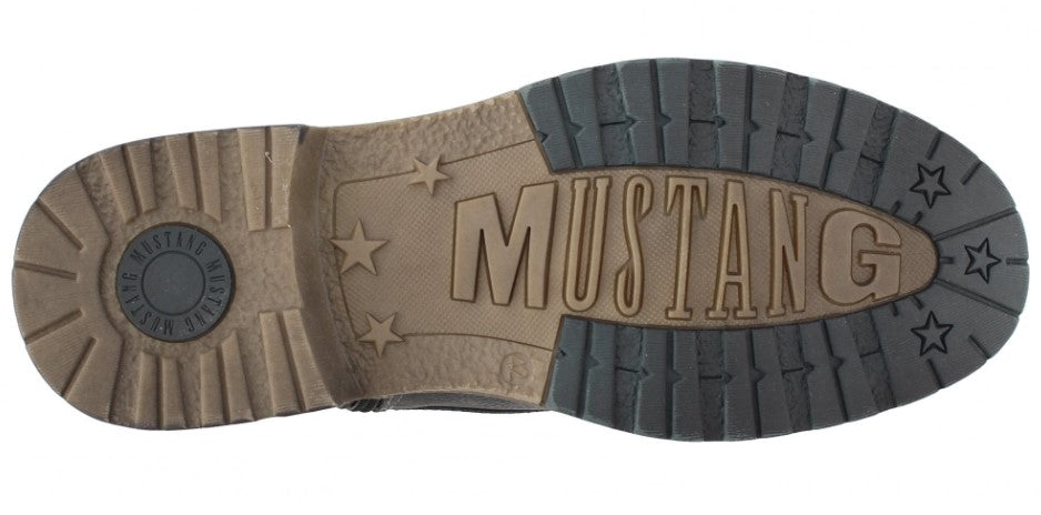 Mustang Side Zip Graphite Boots Grey