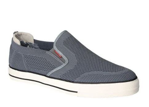 Mustang Grey Mesh Slip On Runner Grey