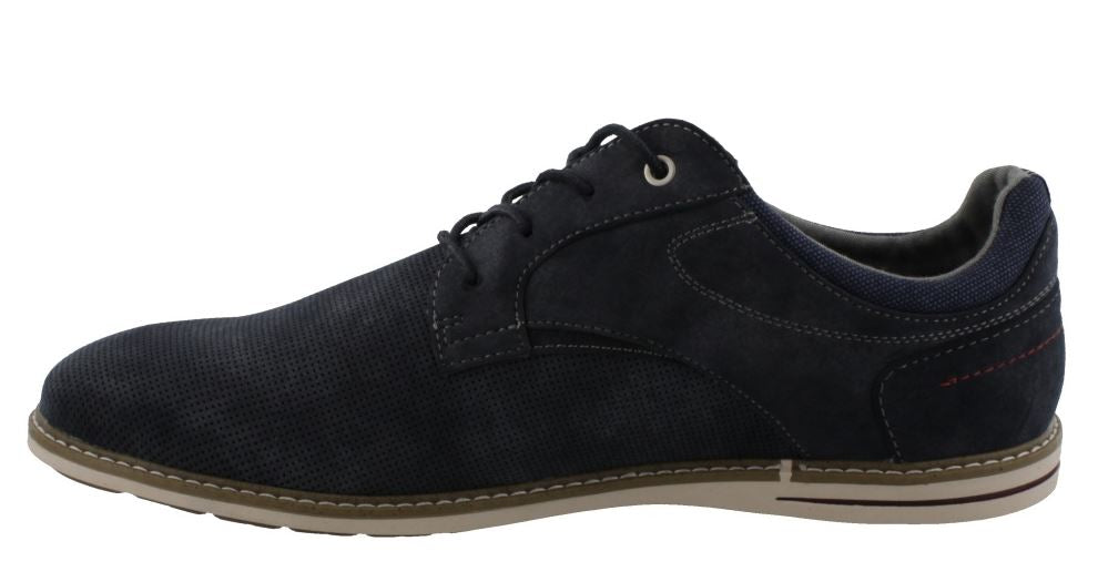 Mustang Oxford Navy Shoe Navy
