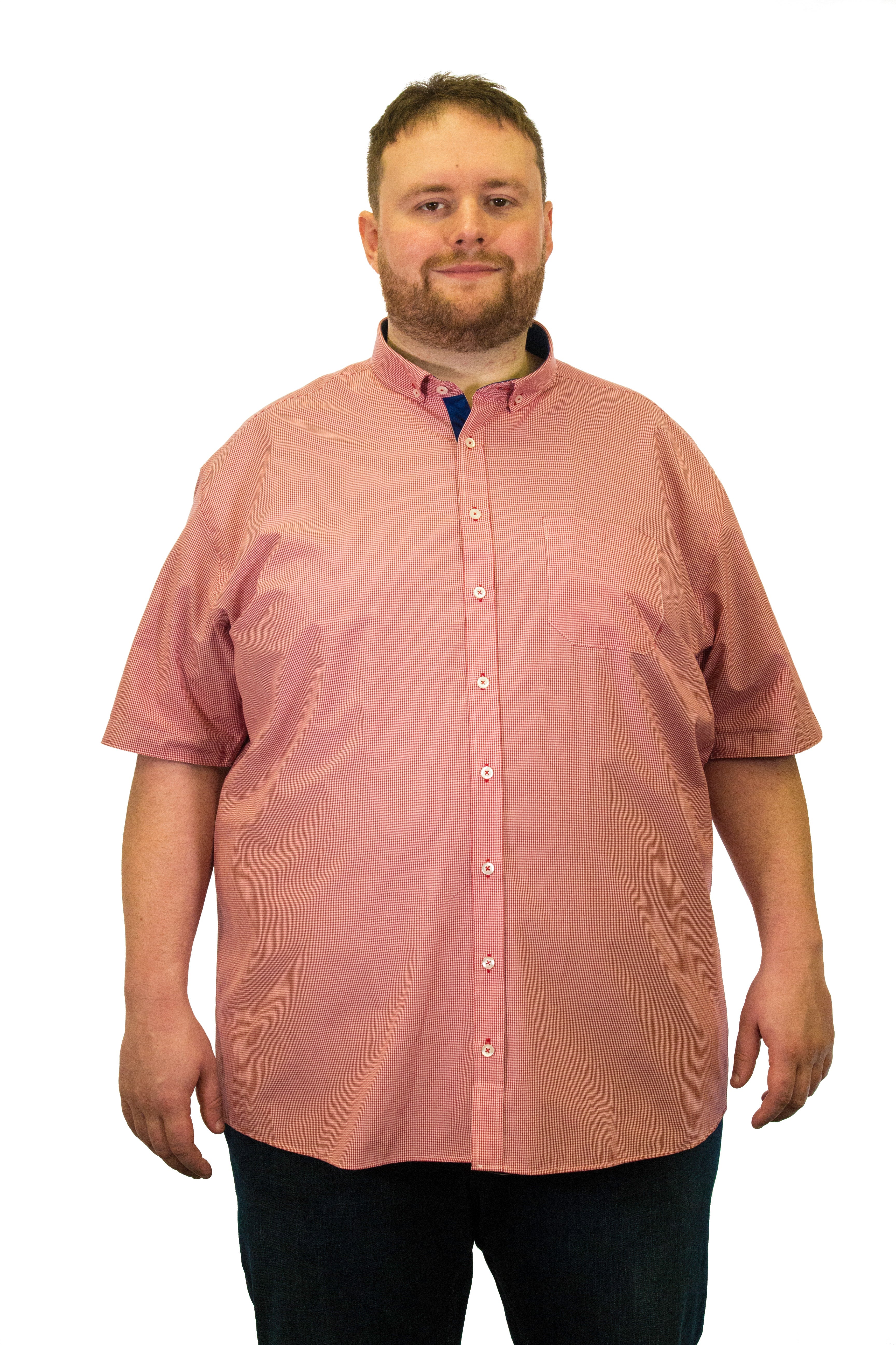 Mc Ivor Ryan Red Check Shirt Red